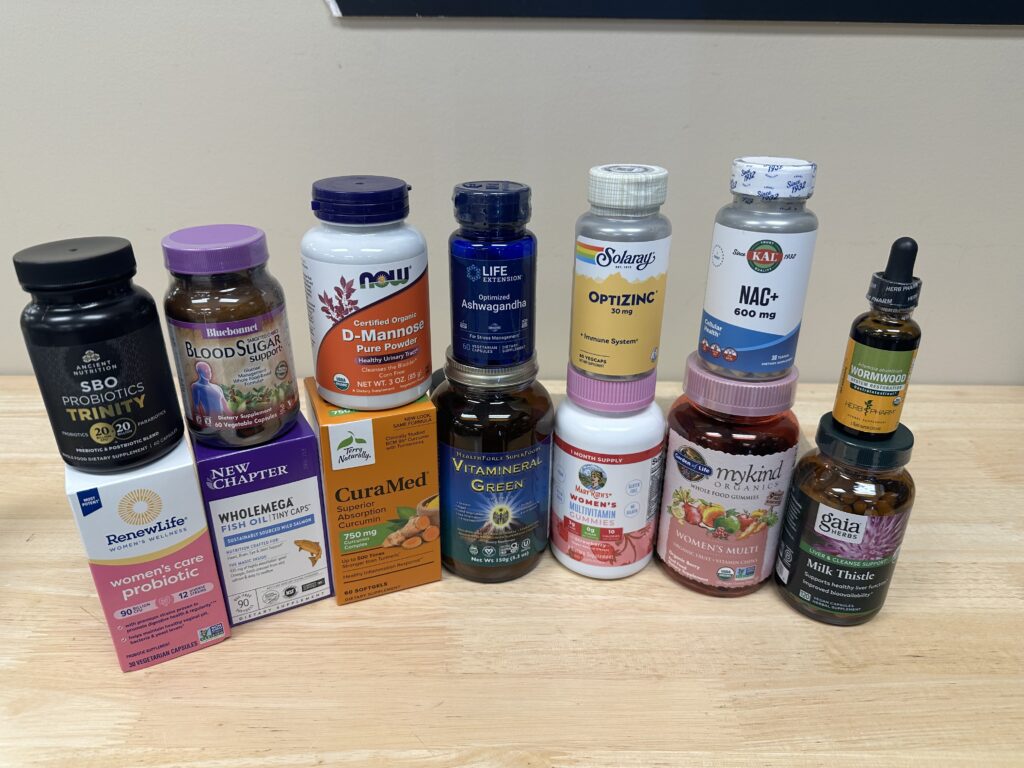 Wellness supplements from RenewLife, Ancient Nutrition, Bluebonnet, New Chapter, NOW, Terry Naturally, Life Extension, Healthforce Superfoods, KAL, Solaray, Mary Ruth's, Garden of Life, Herb Pharm, and Gaia Herbs