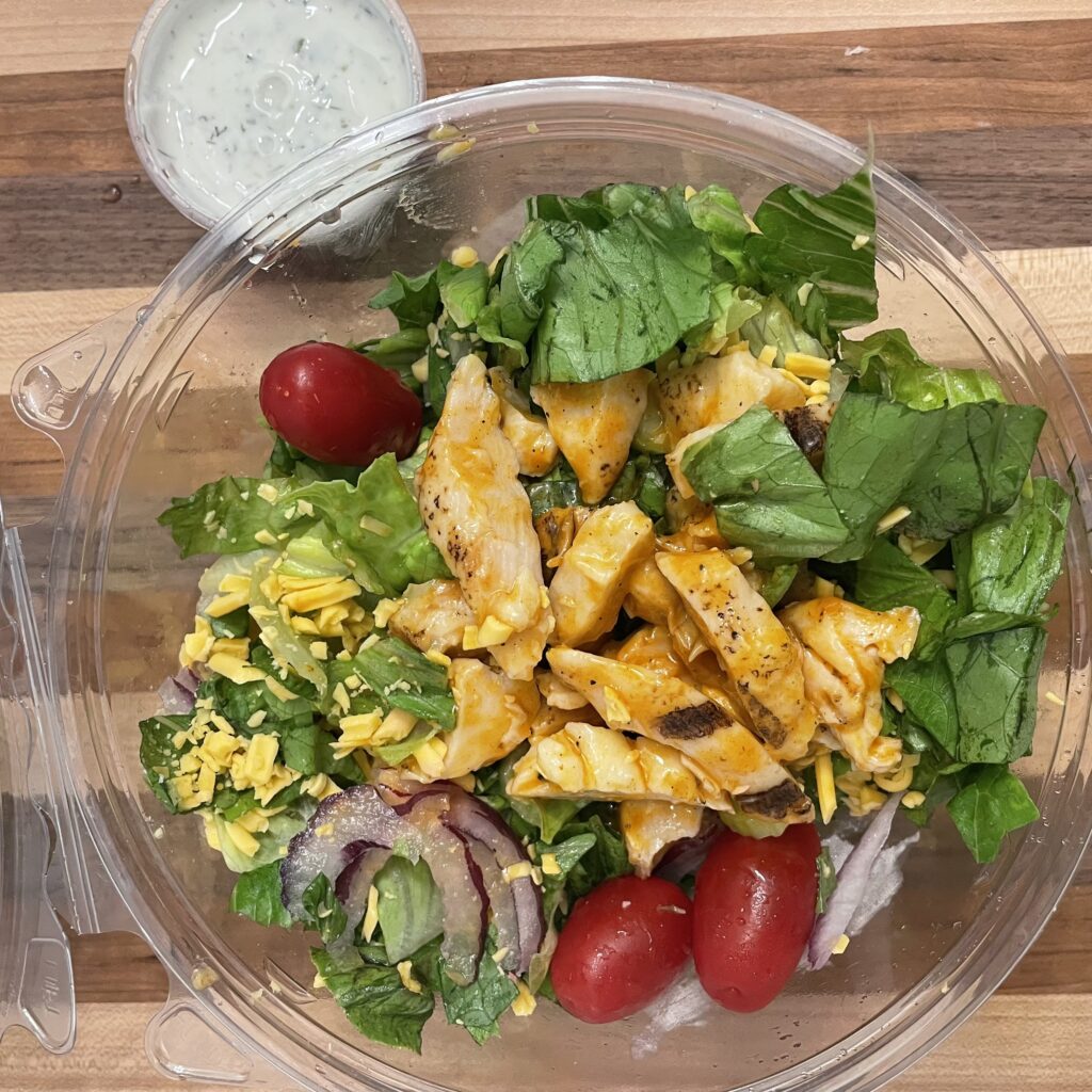 grab and go buffalo chicken salad